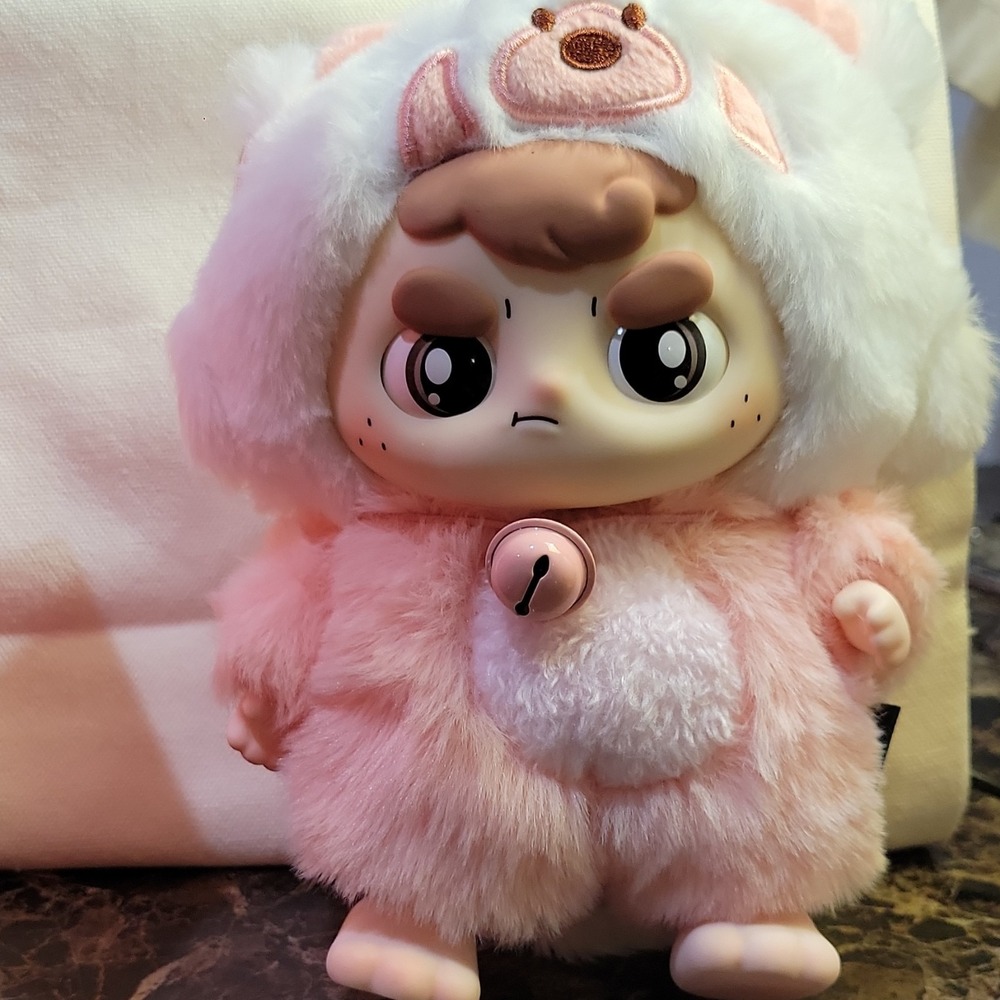 Joymake Matata Chaos Campus Pink Boy Red Panda Plush Changeable Eyes Animation